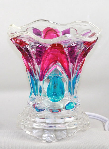 Multi Color Electric Glass Oil Warmer With Dimmer