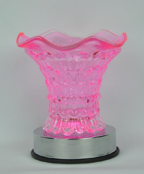 Pink Glass Touch Electric Oil Warmer