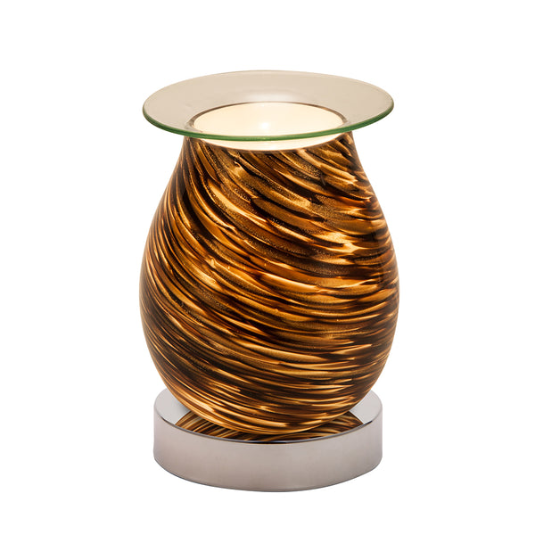 Gold Lace Electric Touch Oil Warmer