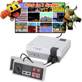 Classic Nes Retro Game Console, 8-Bit Gaming System, Built-in 620 Video Games and 2 NES Classic Controllers, Av Output Video Games for Ideal Gift for Kids and Adults