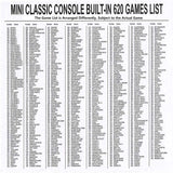 Classic Nes Retro Game Console, 8-Bit Gaming System, Built-in 620 Video Games and 2 NES Classic Controllers, Av Output Video Games for Ideal Gift for Kids and Adults