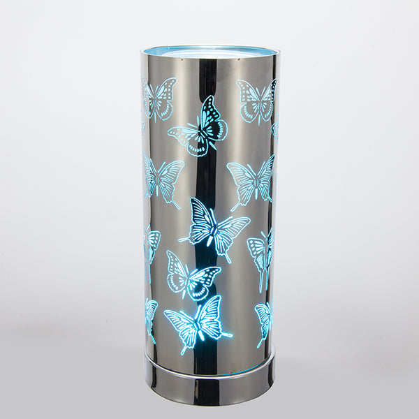 Silver Butterfly Touch Electric Oil Warmer