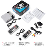Classic Nes Retro Game Console, 8-Bit Gaming System, Built-in 620 Video Games and 2 NES Classic Controllers, Av Output Video Games for Ideal Gift for Kids and Adults