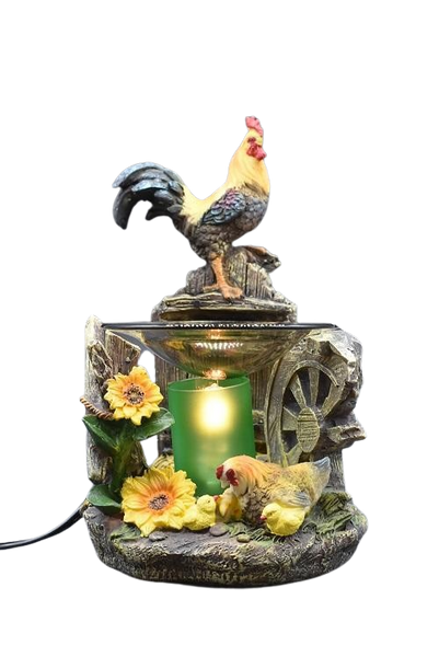 Rooster Electric Oil Warmer With Dimmer